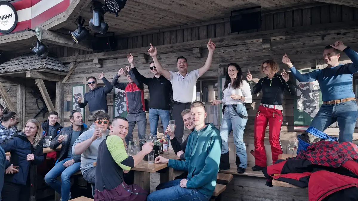 Après-Ski nach dem AGS-Skitag