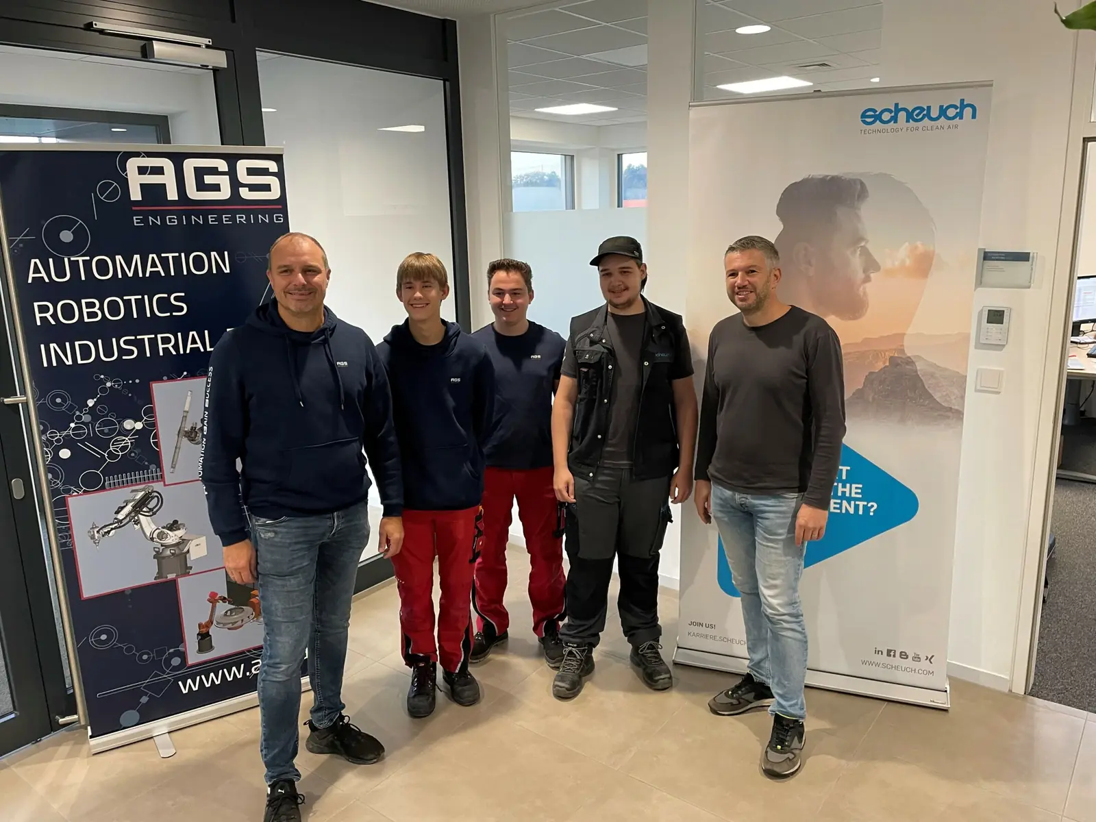 Apprentice training with Scheuch