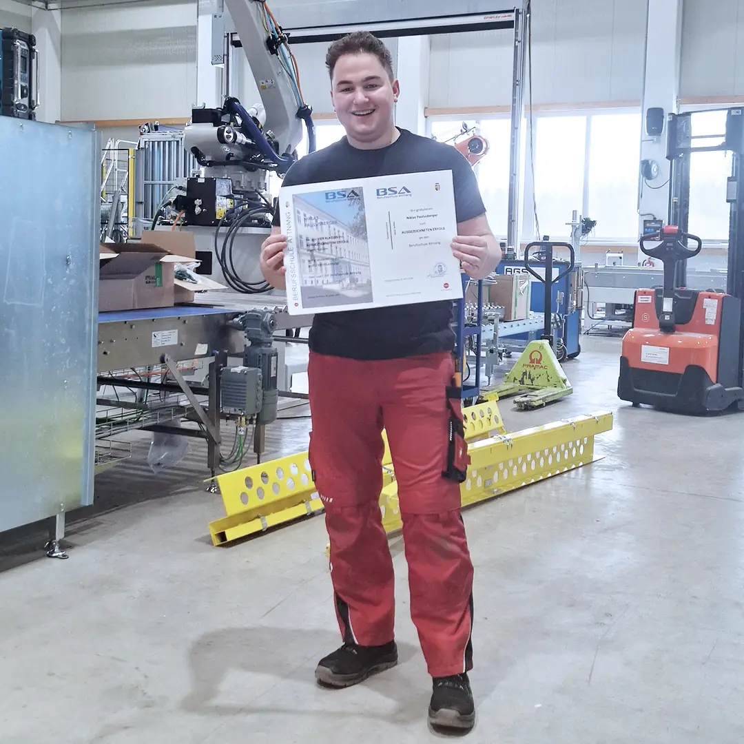 A big round of applause for Niklas Paulusberger!
