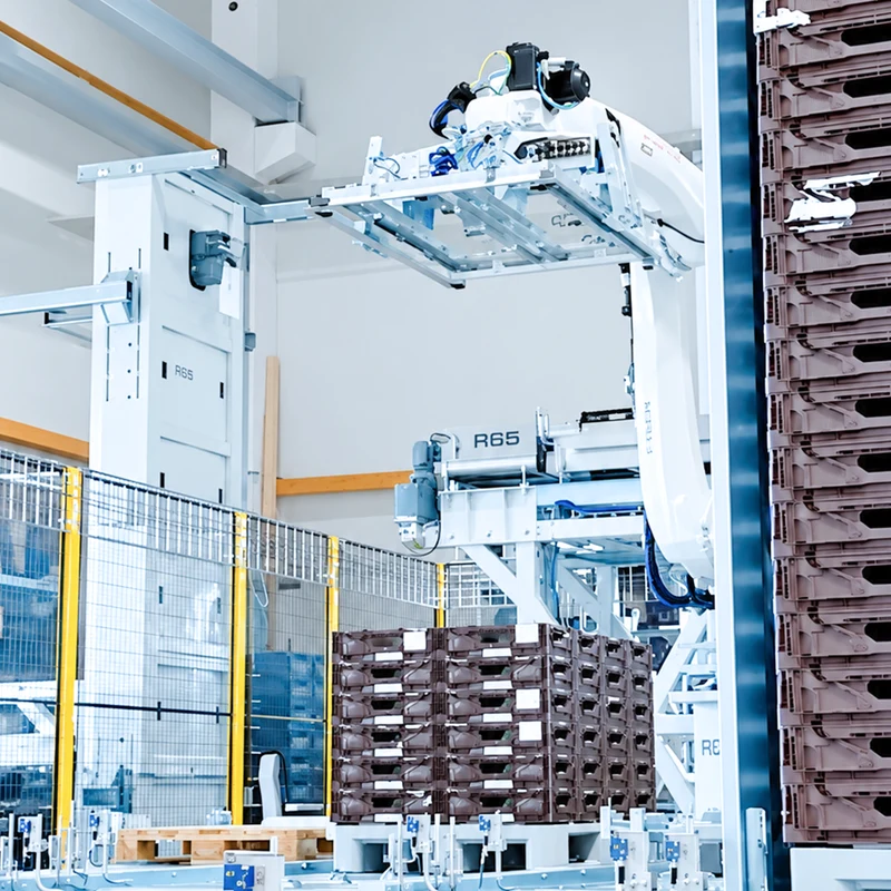 Automatisiertes Palettieren mit System