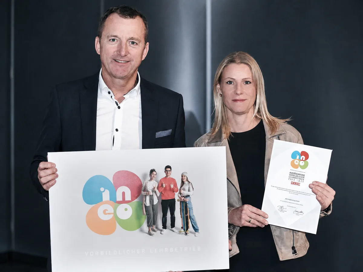 Presentation of the ineo award as an exemplary training company