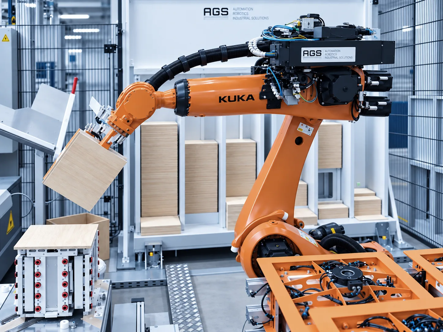 Montageautomatisierung für Möbelkorpusse